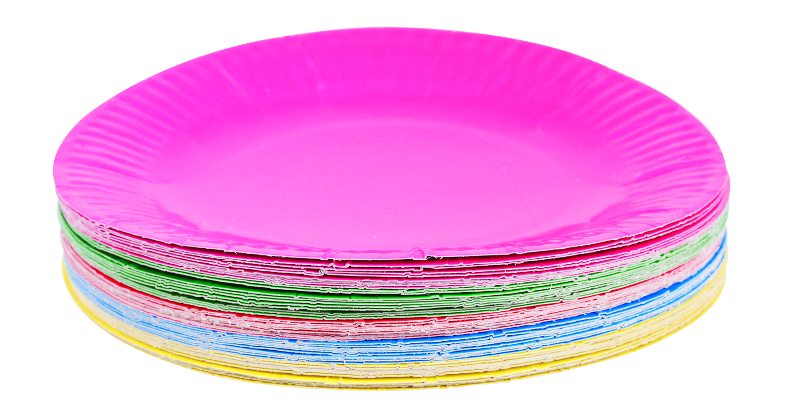 Assorted color paper top plates