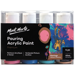 Mont Marte Premium Pouring Acrylic Paint 60ml - Flamingo