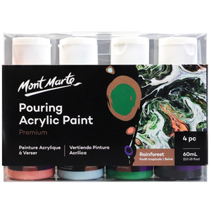 Mont Marte Premium Pouring Acrylic Paint 60ml - Rainforest