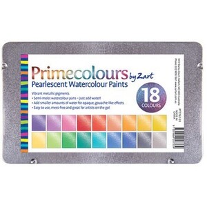 Zart Pearlescent Watercolour Paint - 18's