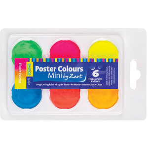 Poster Colours Paint by Zart Mini Fluoro