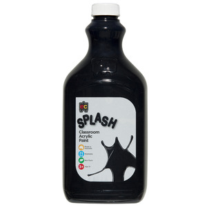 EC Splash Acrylic Paint 2L Black