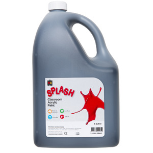 EC Splash Acrylic Paint 5L Black