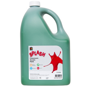 EC Splash Acrylic Paint  5L Green