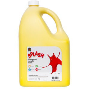 EC Splash Acrylic Paint  5L Yellow