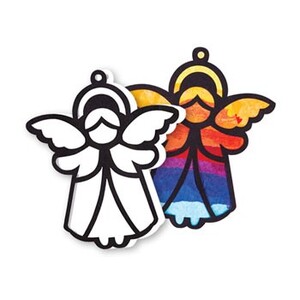 Stained Glass Angels by Zart