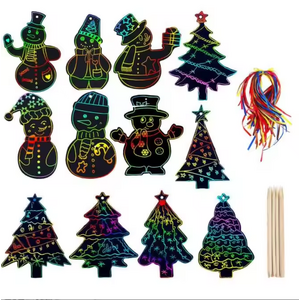 Speedy Scratch Art Snowmen & Christmas Trees