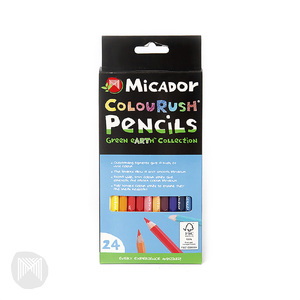 Micador ColouRush Pencils Box of 24