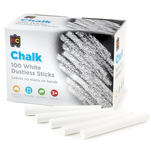 EC Dustless White Chalk