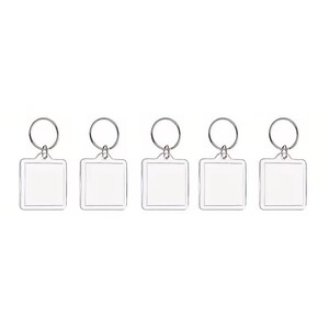 Speedy Plastic Key Ring Tags Square