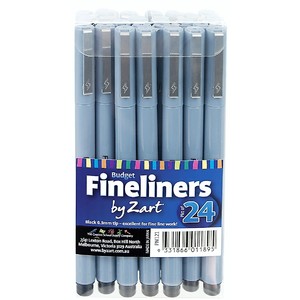 Zart Fineliners (Pens) Pack of 12