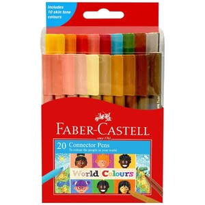 Faber-Castell World Colours Connector Pens 