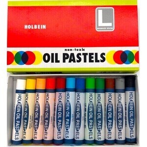 Holbein Student Oil Pastels Assorted Colours Set of 12