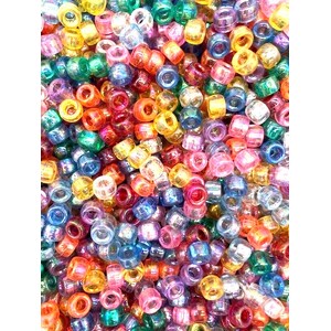 Speedy Plastic Pony Beads Shimmer  