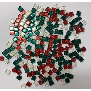 Speedy Glass Mosaic Tiles - Glitter Christmas