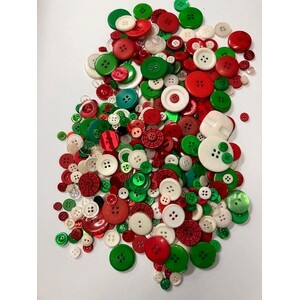 Speedy Plastic Buttons - Christmas