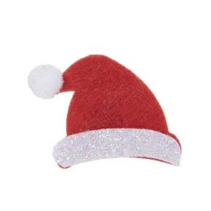 Little Learner Adhesive Felt Shapes - Santa Hats