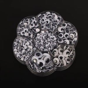 Speedy Joggle Eyes Flower Organiser - Black & White