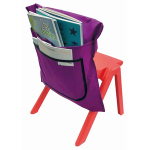 Writer Nylon Chair Bags - Purple