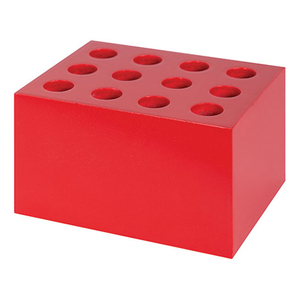 ColourSorts Classroom Organisers by Zart: Scissor & Brush Storage Block Red