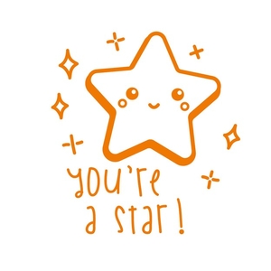 Australian Teaching Aids Merit Stamp - You're A Star