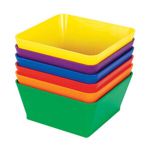 ColourSorts Classroom Organisers Bowls - Square