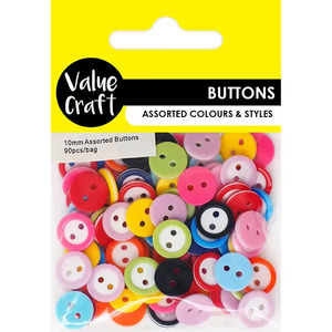 Value Craft Plastic Buttons