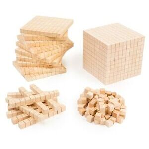 Learning Can Be Fun Wooden Base Ten Set