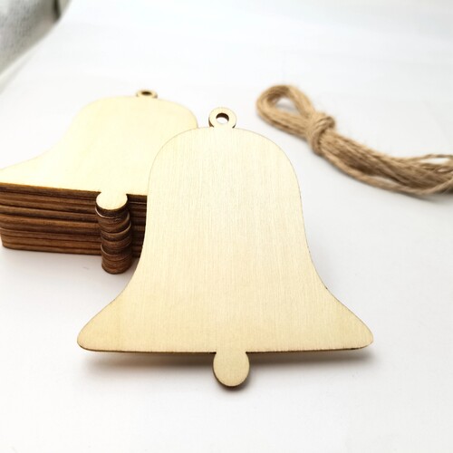 Speedy Wooden Christmas Shapes - Bells