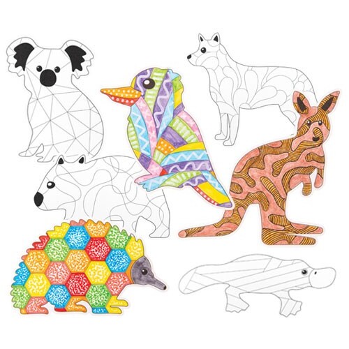 Zart ColourMe Australian Animals