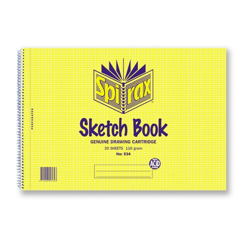 Spirax 534 Sketch Book A4