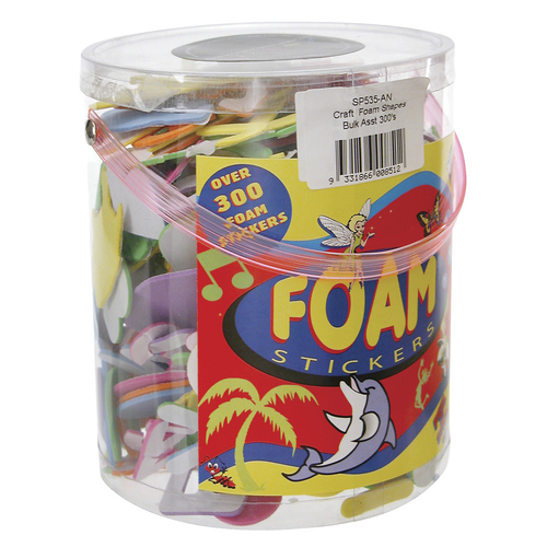 Zart Adhesive Foam Shapes - Assorted