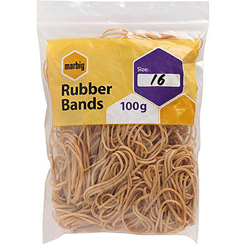 Marbig Rubber Bands - Size 16