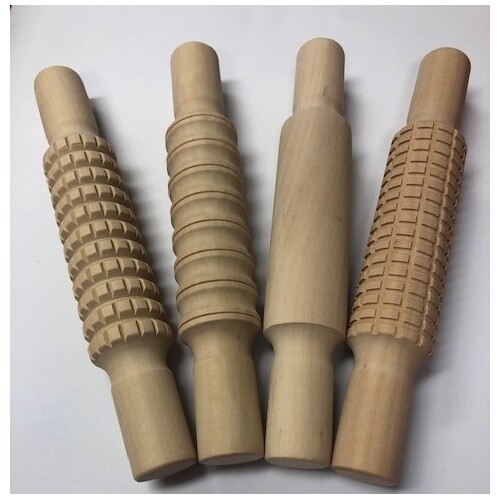 Speedy Wooden Patterned Rolling Pins