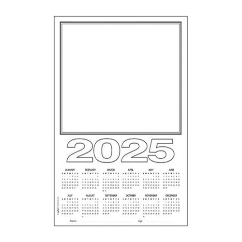 Zart Calendar Blanks 2025