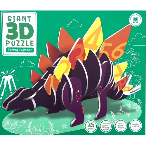 LCBF Giant 3D Puzzle - Stomping Stegosaurus