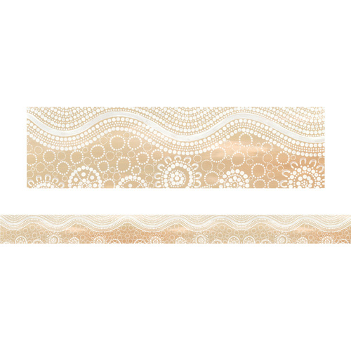 Australian Teaching Aids Large Card Border - Ocean Beauty