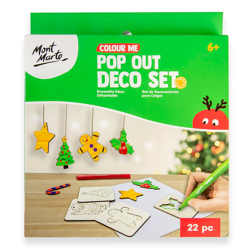 Mont Marte Colour Me - Pop Out Deco Set (Stencils)