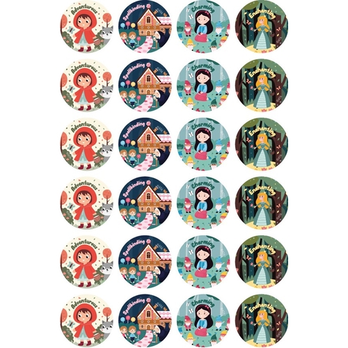 Australian Teaching Aids Merit Stickers Fairytales