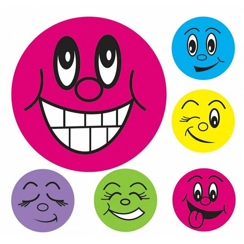 Avery Merit Stickers Mini Smiley Faces for reward or decoration.